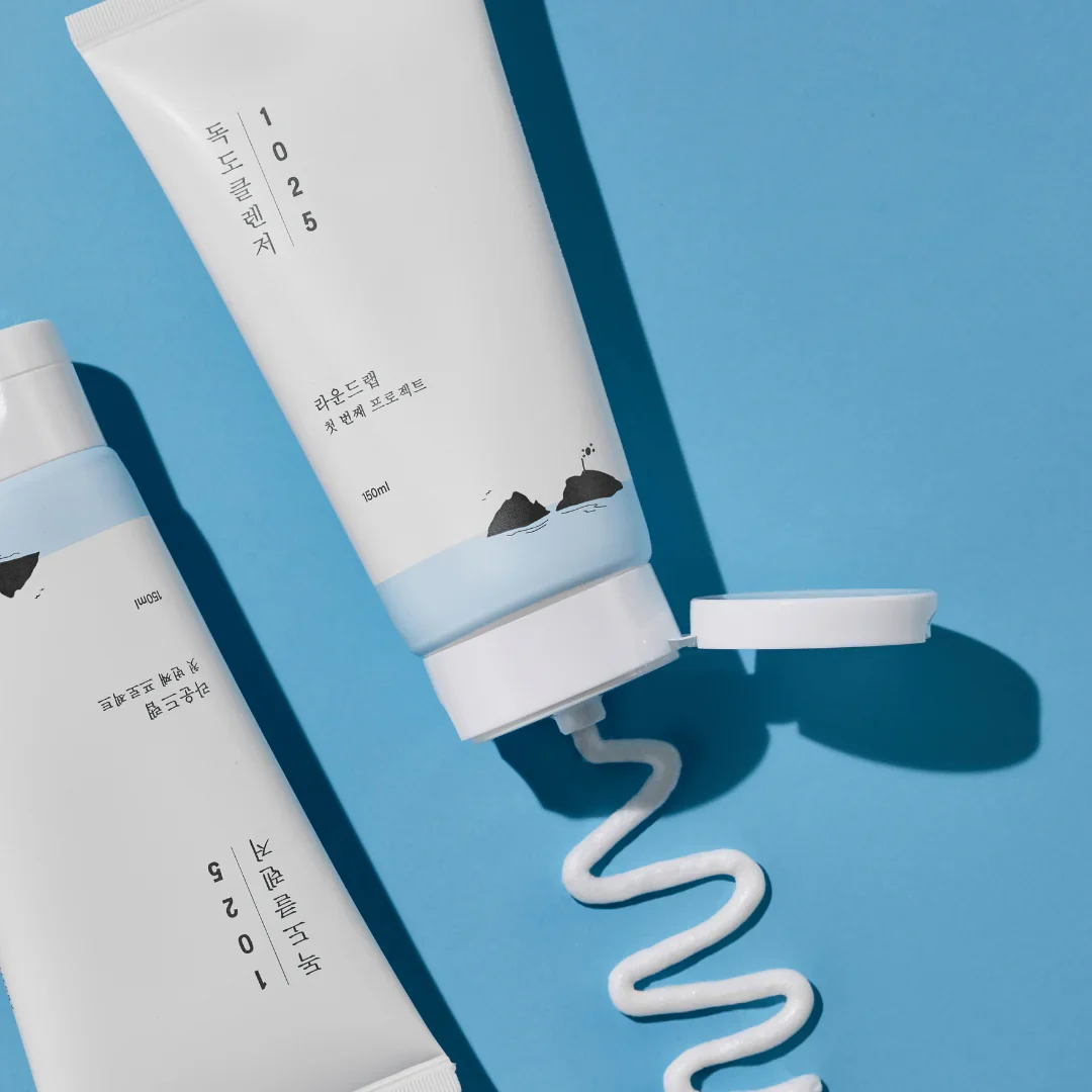 Round Lab 1025 Dokdo Cleanser, espuma limpiadora facial - imagen 1